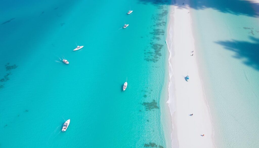 Aerial view of the Emerald Coast in Florida, a top saltwater fishing destination for 2025 Aerial view of the Emerald Coast in Florida, a top saltwater fishing destination for 2025