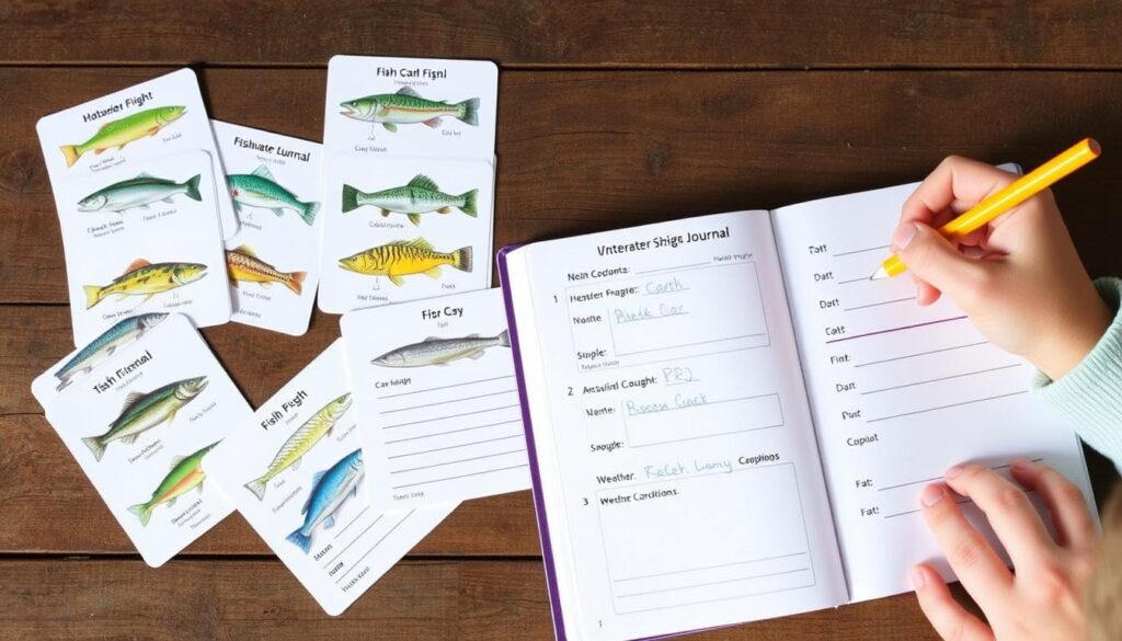 Fish identification cards and fishing journal for kids Fish identification cards and fishing journal for kids